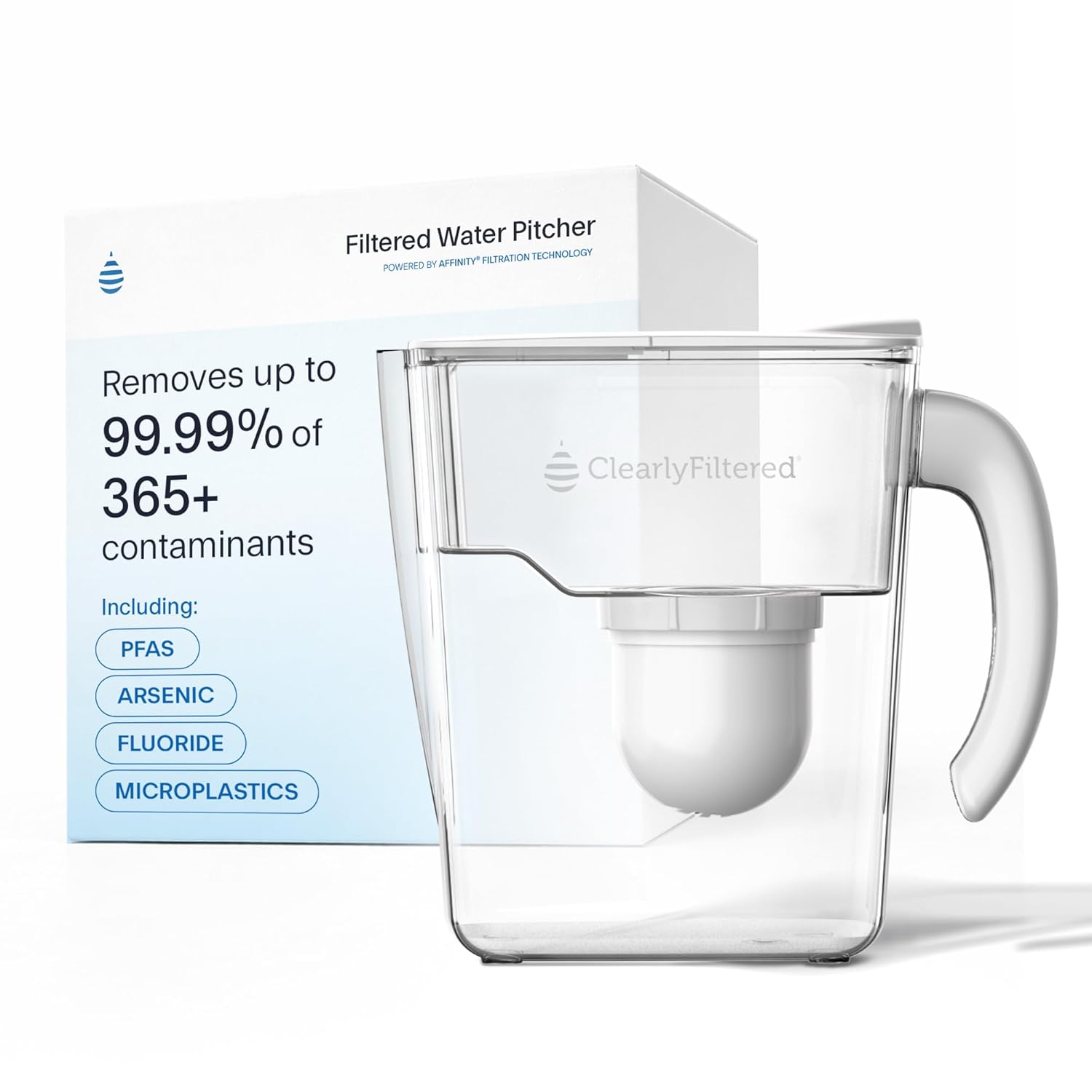 Clearly Filtered water filter pitcher apartment renter