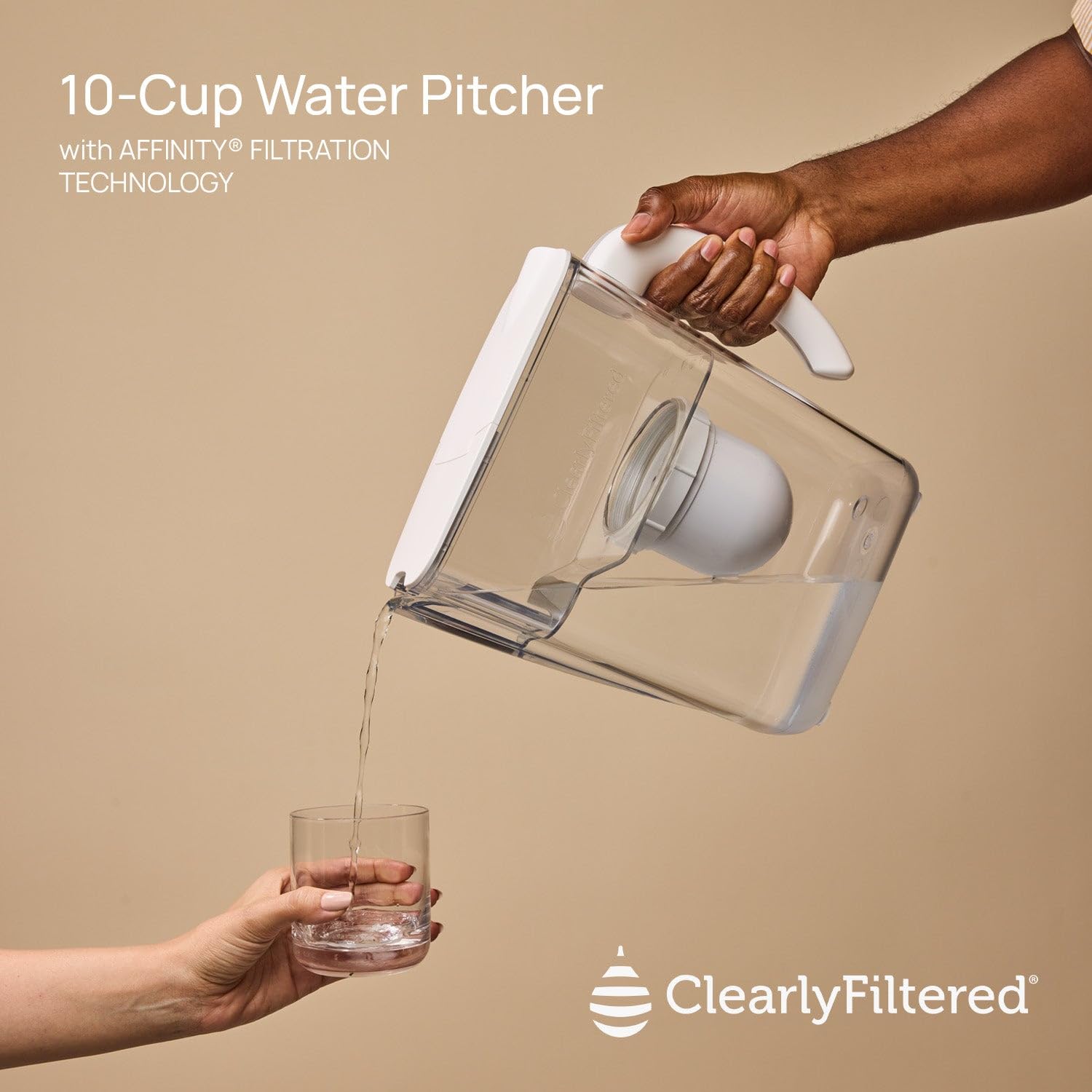 Clearly Filtered pitcher side view